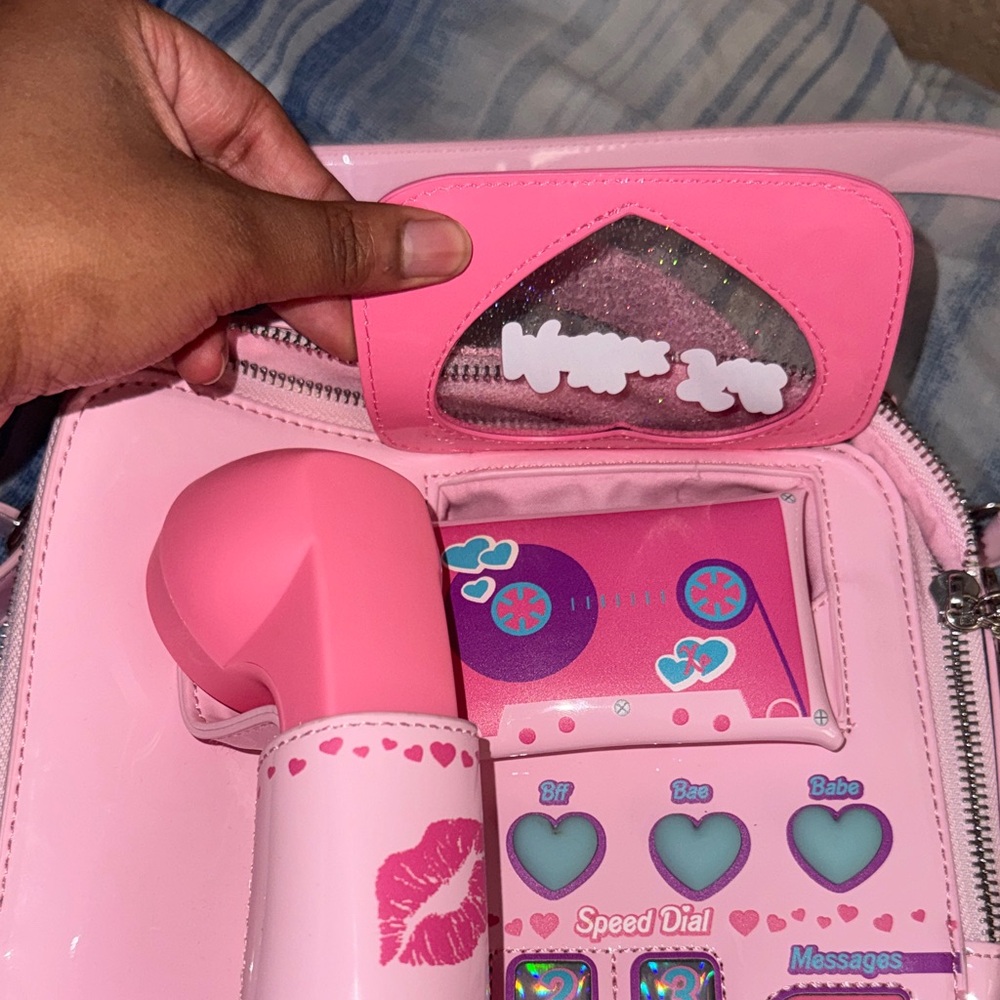 Dolls Kill Pink Phone Crossbody Bag - Picture 8 of 8